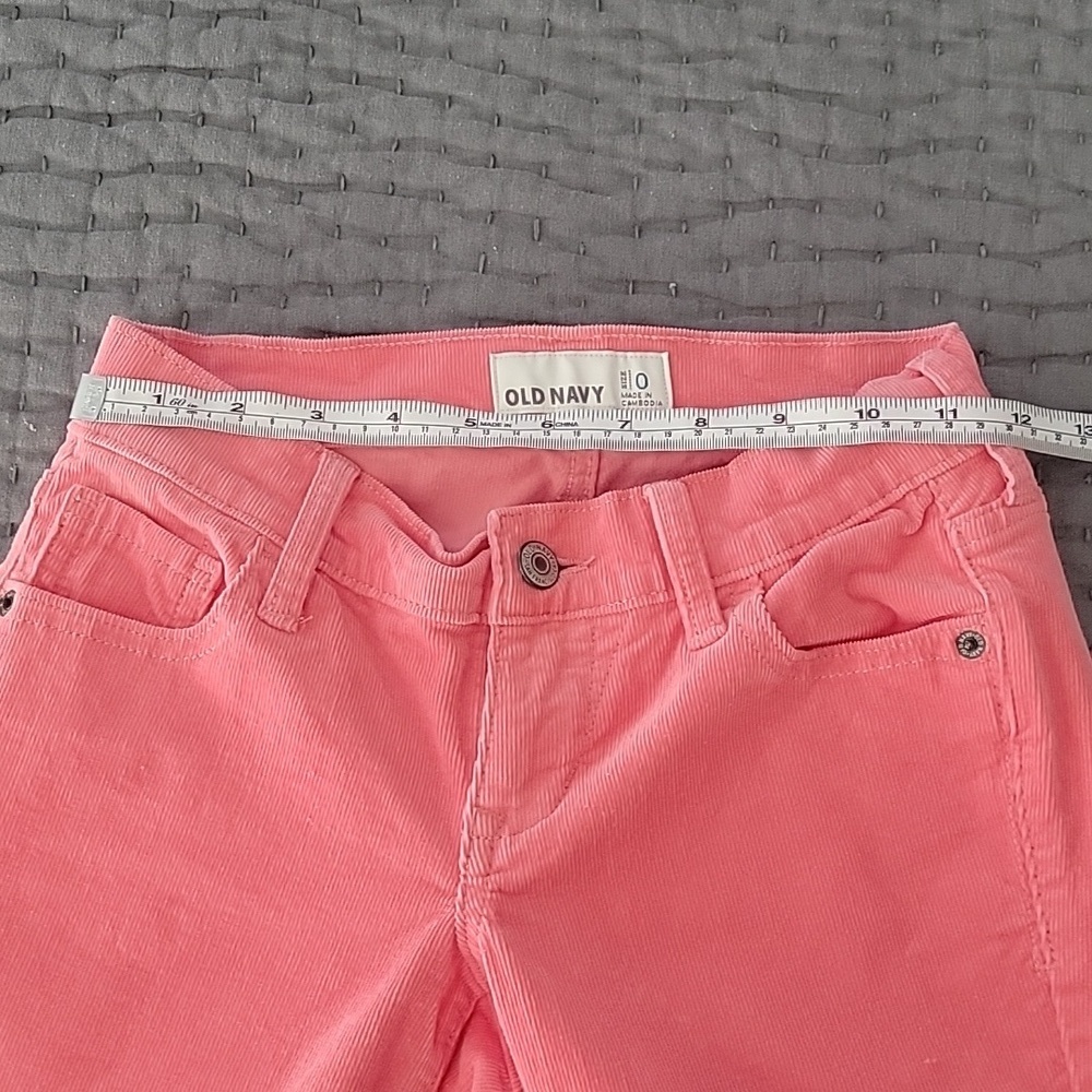 Old Navy Skinny Rock Star Cords in Beach Party Pink - Picture 6 of 10